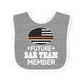 thumbnail image 1 of Inktastic Future Sar Team Search and Rescue Member Boys or Girls Baby Bib, 1 of 4