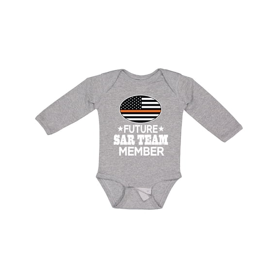 Inktastic Future Sar Team Search and Rescue Member Boys or Girls Long Sleeve Baby Bodysuit
