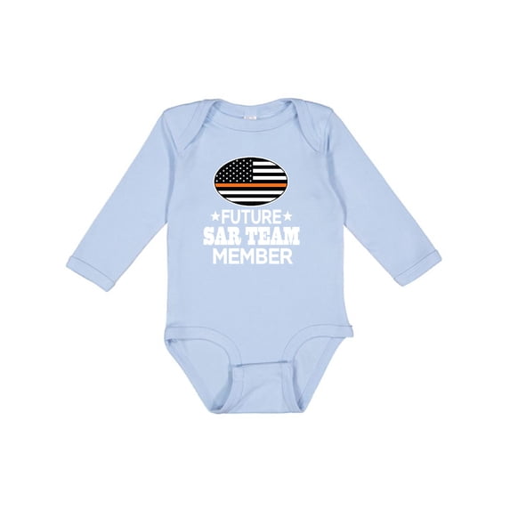 Inktastic Future Sar Team Search and Rescue Member Boys or Girls Long Sleeve Baby Bodysuit