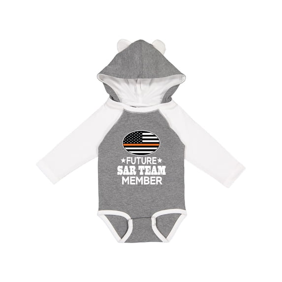 Inktastic Future Sar Team Search and Rescue Member Boys or Girls Long Sleeve Baby Bodysuit
