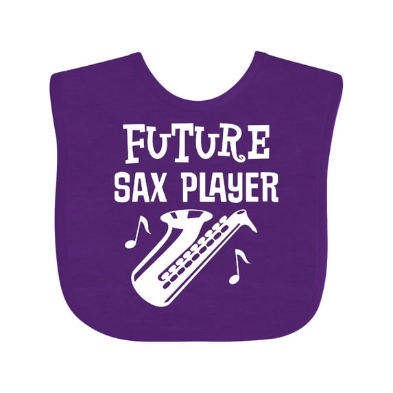 Inktastic Future Saxophone Player Childs Music Boys or Girls Baby Bib