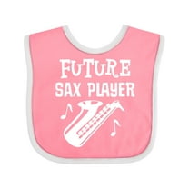 Inktastic Future Saxophone Player Childs Music Boys or Girls Baby Bib