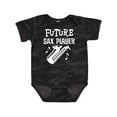 thumbnail image 1 of Inktastic Future Saxophone Player Childs Music Boys or Girls Baby Bodysuit, 1 of 5
