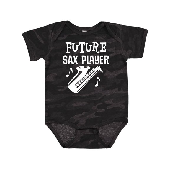 Inktastic Future Saxophone Player Childs Music Boys or Girls Baby Bodysuit