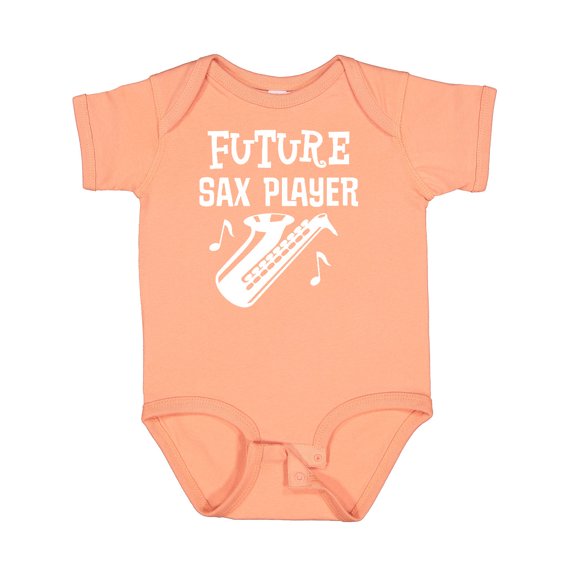 Inktastic Future Saxophone Player Childs Music Boys or Girls Baby Bodysuit