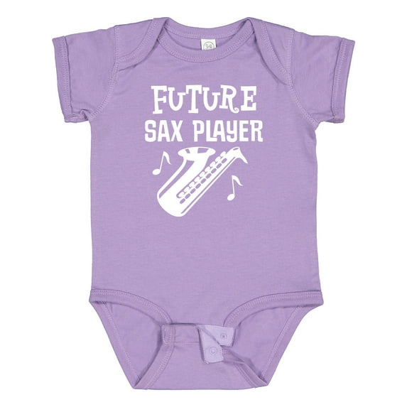 Inktastic Future Saxophone Player Childs Music Boys or Girls Baby Bodysuit