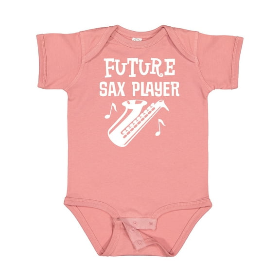 Inktastic Future Saxophone Player Childs Music Boys or Girls Baby Bodysuit