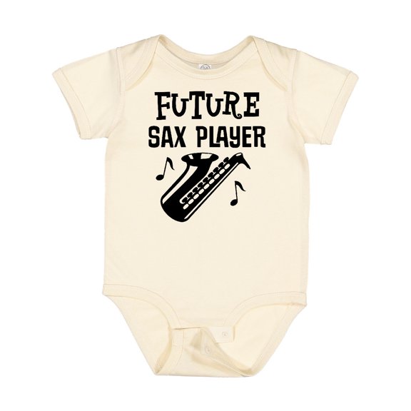 Inktastic Future Saxophone Player Sax Music Boys or Girls Baby Bodysuit