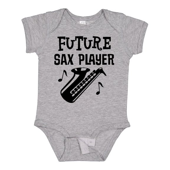 Inktastic Future Saxophone Player Sax Music Boys or Girls Baby Bodysuit