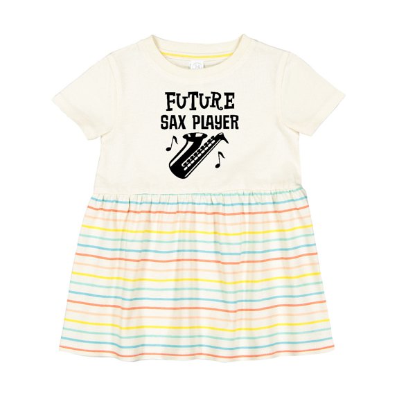 Inktastic Future Saxophone Player Sax Music Girls Baby Dress