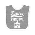 thumbnail image 1 of Inktastic Future School Principal Boys or Girls Baby Bib, 1 of 4