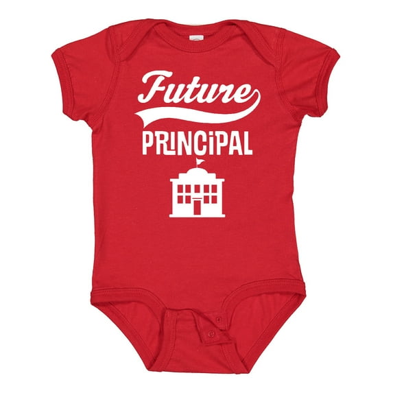 Inktastic Future School Principal Boys or Girls Baby Bodysuit