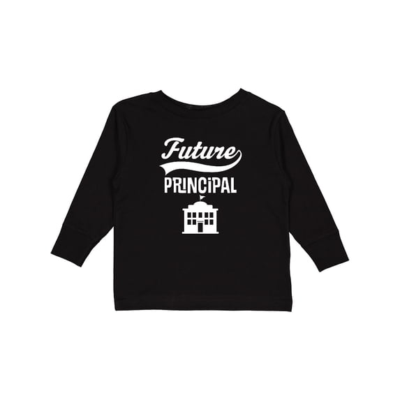Inktastic Future School Principal Boys or Girls Long Sleeve Toddler T-Shirt