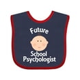thumbnail image 1 of Inktastic Future School Psychologist Occupation Boys or Girls Baby Bib, 1 of 4