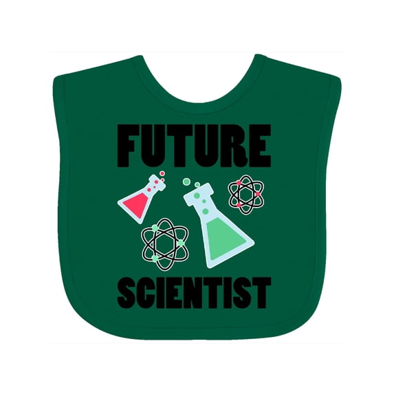 Inktastic Future Scientist Boys or Girls Baby Bib