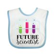 thumbnail image 1 of Inktastic Future Scientist Girls Chemistry Girls Baby Bib, 1 of 4