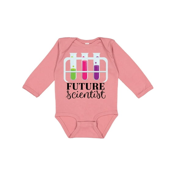 Inktastic Future Scientist Girls Chemistry Girls Long Sleeve Baby Bodysuit