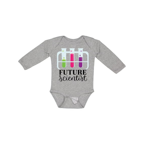 Inktastic Future Scientist Girls Chemistry Girls Long Sleeve Baby Bodysuit