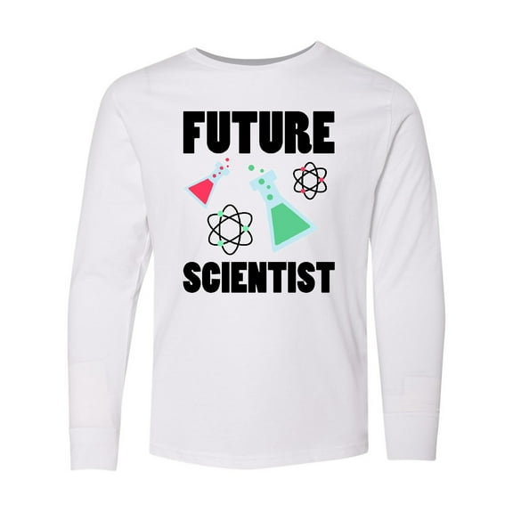 Inktastic Future Scientist Long Sleeve Youth T-Shirt