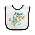 thumbnail image 1 of Inktastic Future Scientist with Atom Boys or Girls Baby Bib, 1 of 4