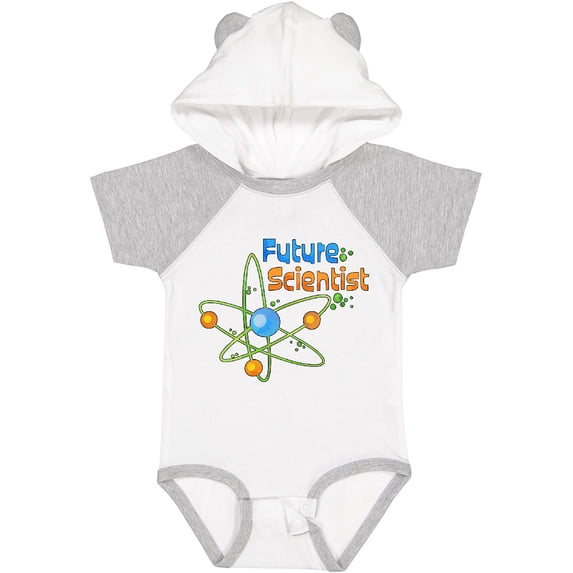 Inktastic Future Scientist with Atom Boys or Girls Baby Bodysuit