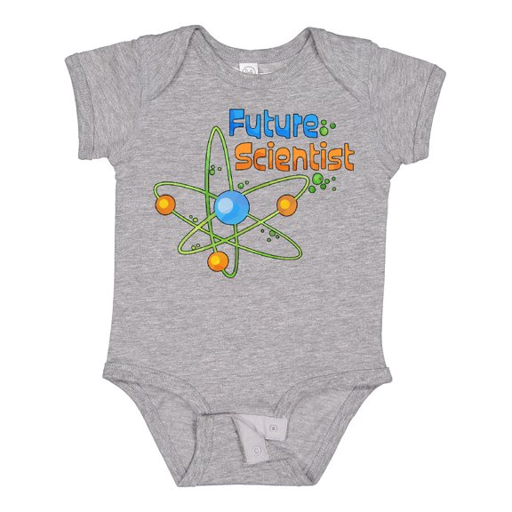 Inktastic Future Scientist with Atom Boys or Girls Baby Bodysuit