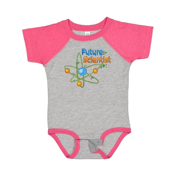 Inktastic Future Scientist with Atom Boys or Girls Baby Bodysuit