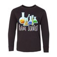 thumbnail image 1 of Inktastic Future Scientist with Beakers, Test Tubes and Formulas Long Sleeve Youth T-Shirt, 1 of 5