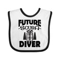 thumbnail image 1 of Inktastic Future Scuba Diver Boys or Girls Baby Bib, 1 of 4
