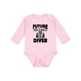 thumbnail image 1 of Inktastic Future Scuba Diver Boys or Girls Long Sleeve Baby Bodysuit, 1 of 5