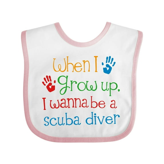 Inktastic Future Scuba Diver Childs Diving Boys or Girls Baby Bib