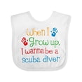 thumbnail image 1 of Inktastic Future Scuba Diver Childs Diving Boys or Girls Baby Bib, 1 of 4