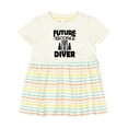 thumbnail image 1 of Inktastic Future Scuba Diver Girls Baby Dress, 1 of 5