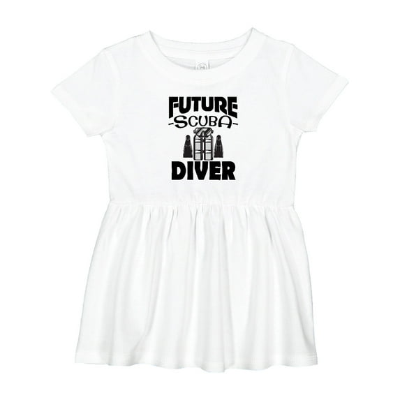 Inktastic Future Scuba Diver Girls Baby Dress