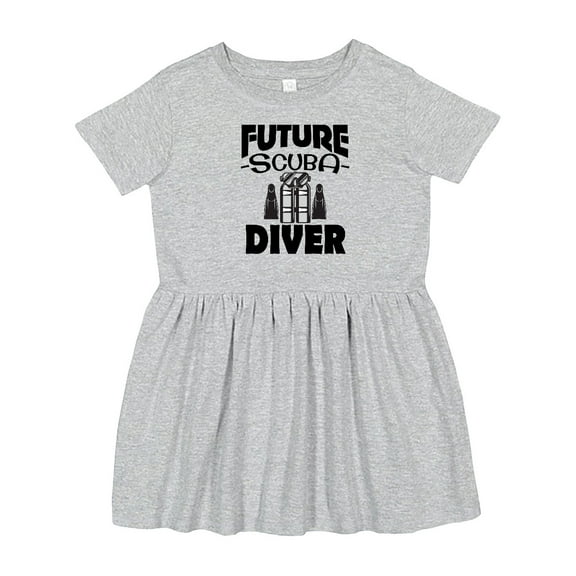 Inktastic Future Scuba Diver Girls Toddler Dress
