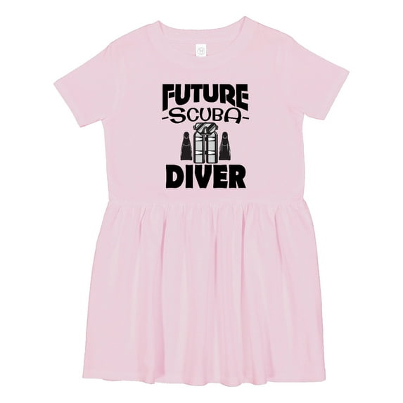 Inktastic Future Scuba Diver Girls Toddler Dress