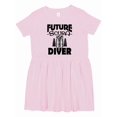 thumbnail image 1 of Inktastic Future Scuba Diver Girls Toddler Dress, 1 of 5