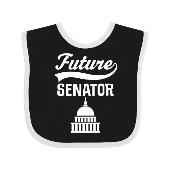 Inktastic Future Senator Kids Politics Boys or Girls Baby Bib