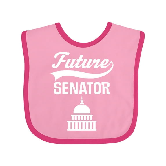 Inktastic Future Senator Kids Politics Boys or Girls Baby Bib