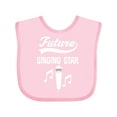 thumbnail image 1 of Inktastic Future Singing Star Childs Music Boys or Girls Baby Bib, 1 of 4