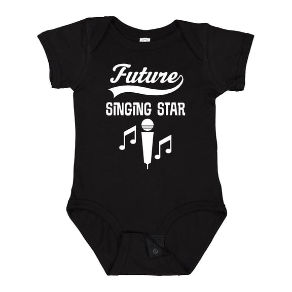 Inktastic Future Singing Star Childs Music Boys or Girls Baby Bodysuit