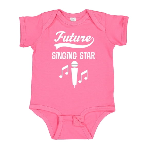 Inktastic Future Singing Star Childs Music Boys or Girls Baby Bodysuit