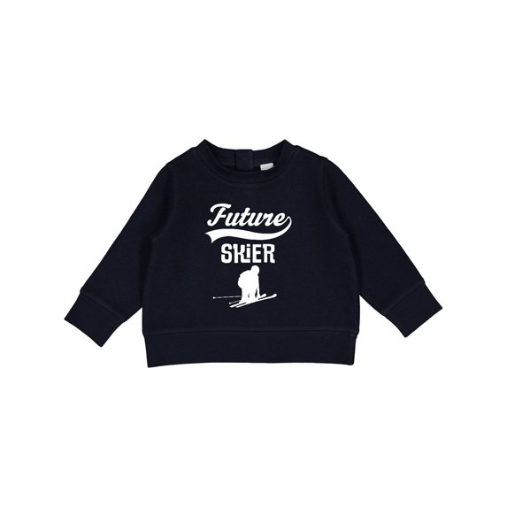Inktastic Future Skier Childs Skiing Baby Sweatshirt