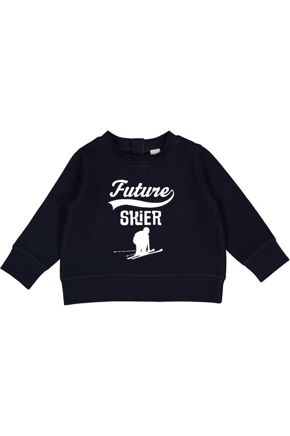 Future Skier Childs Skiing Baby Sweatshirt