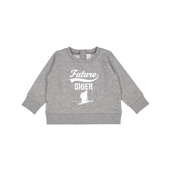 Inktastic Future Skier Childs Skiing Baby Sweatshirt