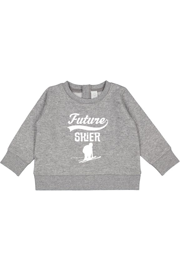 Future Skier Childs Skiing Baby Sweatshirt