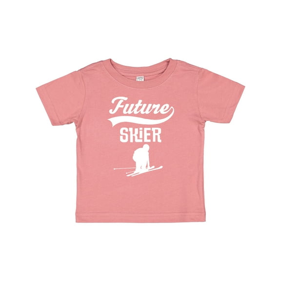 Inktastic Future Skier Childs Skiing Boys or Girls Baby T-Shirt