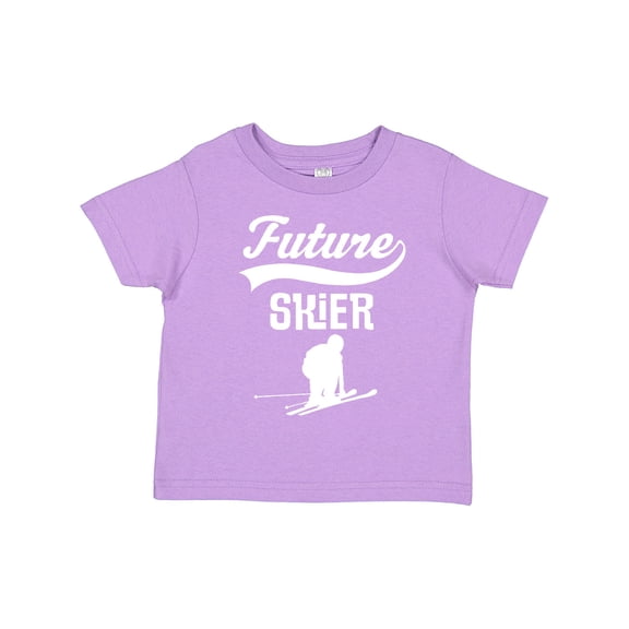 Inktastic Future Skier Childs Skiing Boys or Girls Toddler T-Shirt