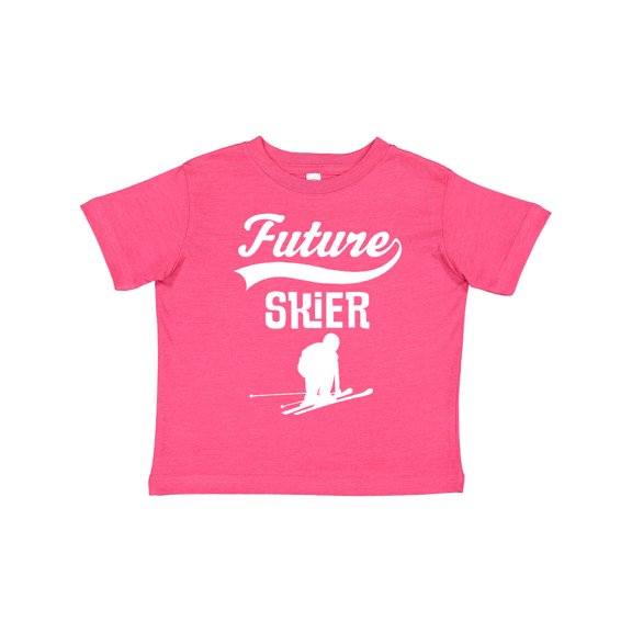 Inktastic Future Skier Childs Skiing Boys or Girls Toddler T-Shirt