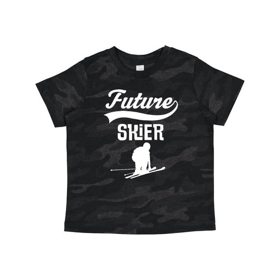 Inktastic Future Skier Childs Skiing Boys or Girls Toddler T-Shirt